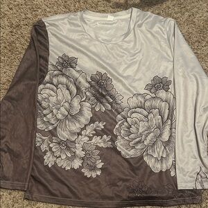 Floral Long Sleeve Women's Pajama Set